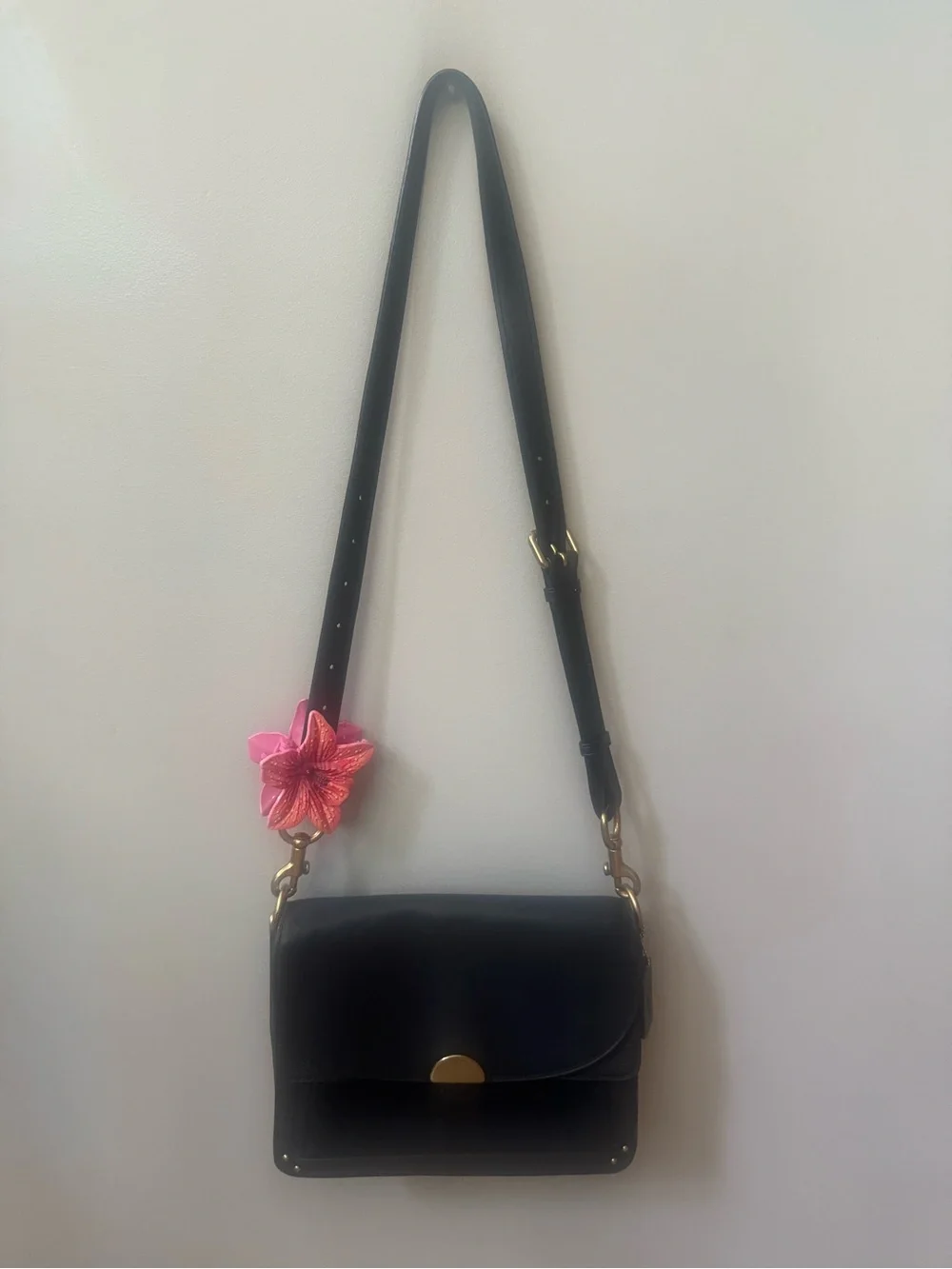 Coach Dreamer Mixed Leather Shoulder Bag